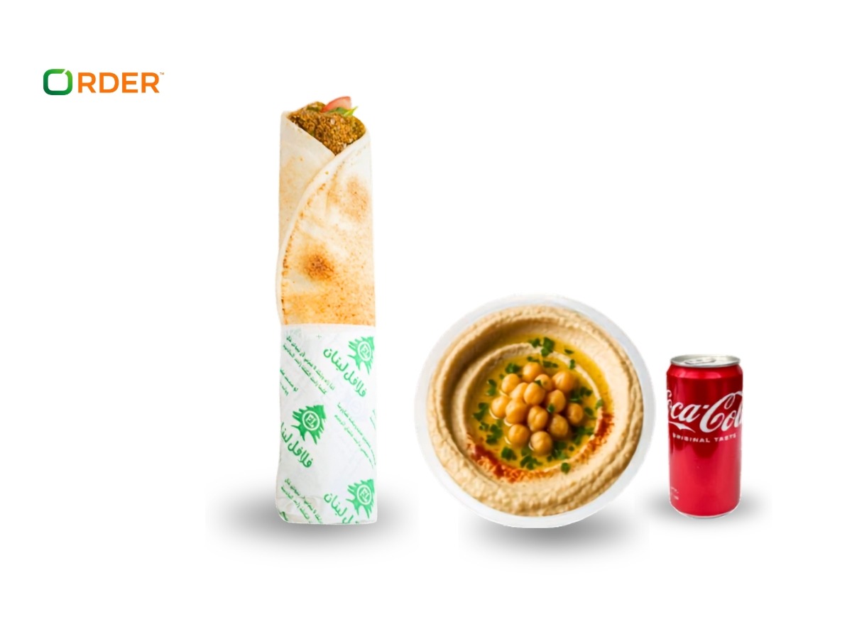 وجبة فلافل لبناني